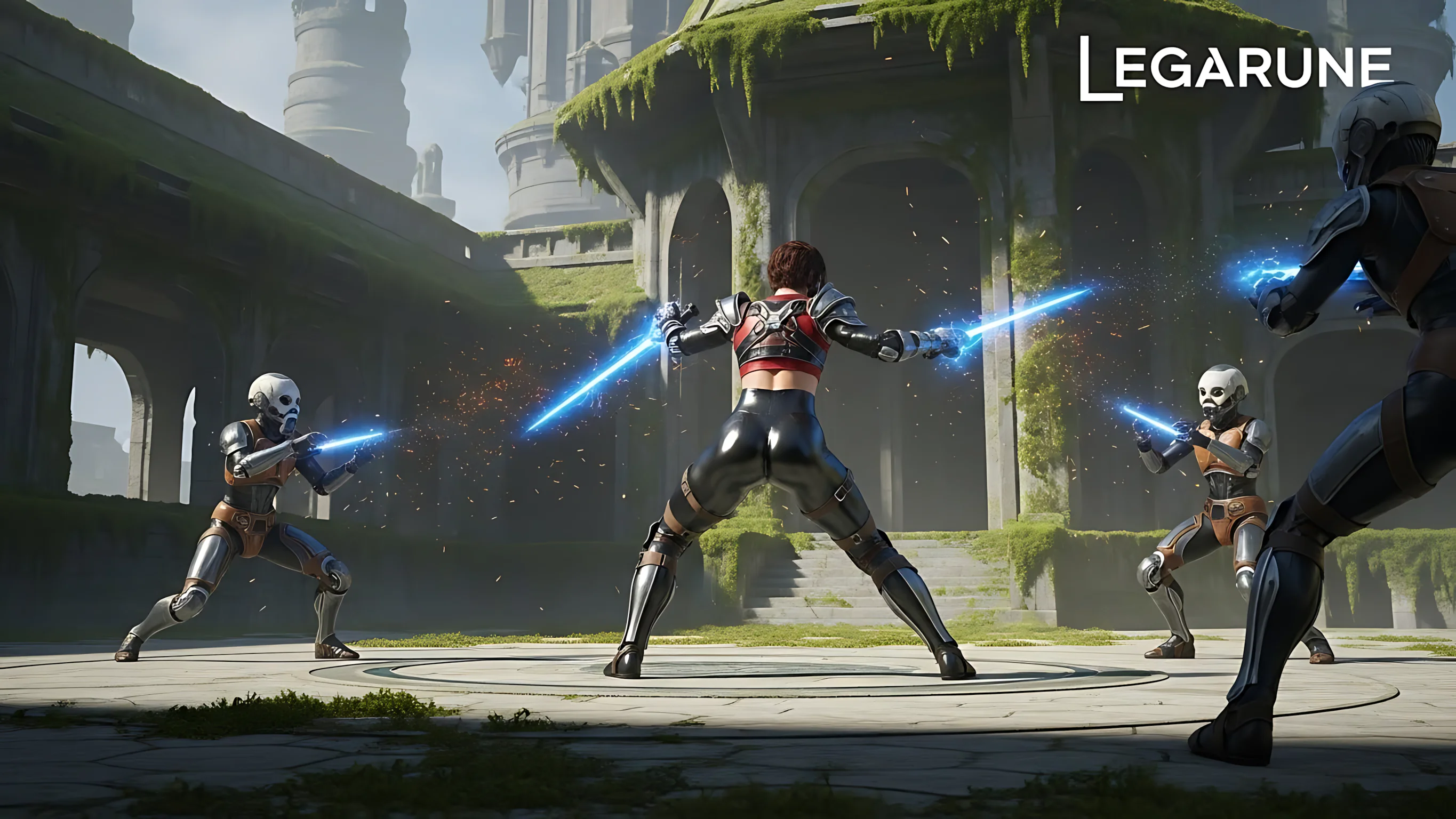 Legarune Fighting Scenes: Prowess and Valor